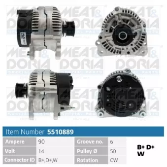 Alternateur MEAT & DORIA 5510889