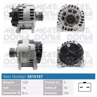 Alternateur MEAT & DORIA 5515157