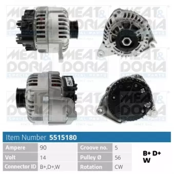 Alternateur MEAT & DORIA 5515180