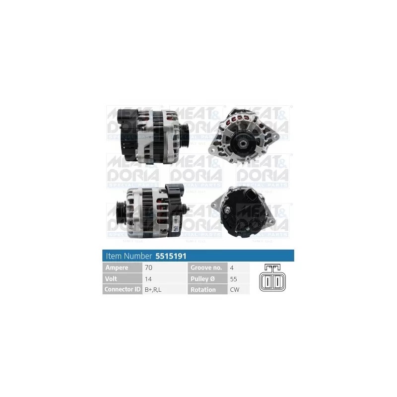 Alternateur MEAT & DORIA 5515191