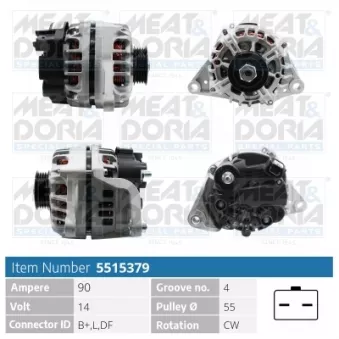 Alternateur MEAT & DORIA 5515379