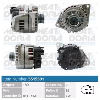 Alternateur MEAT & DORIA 5515501