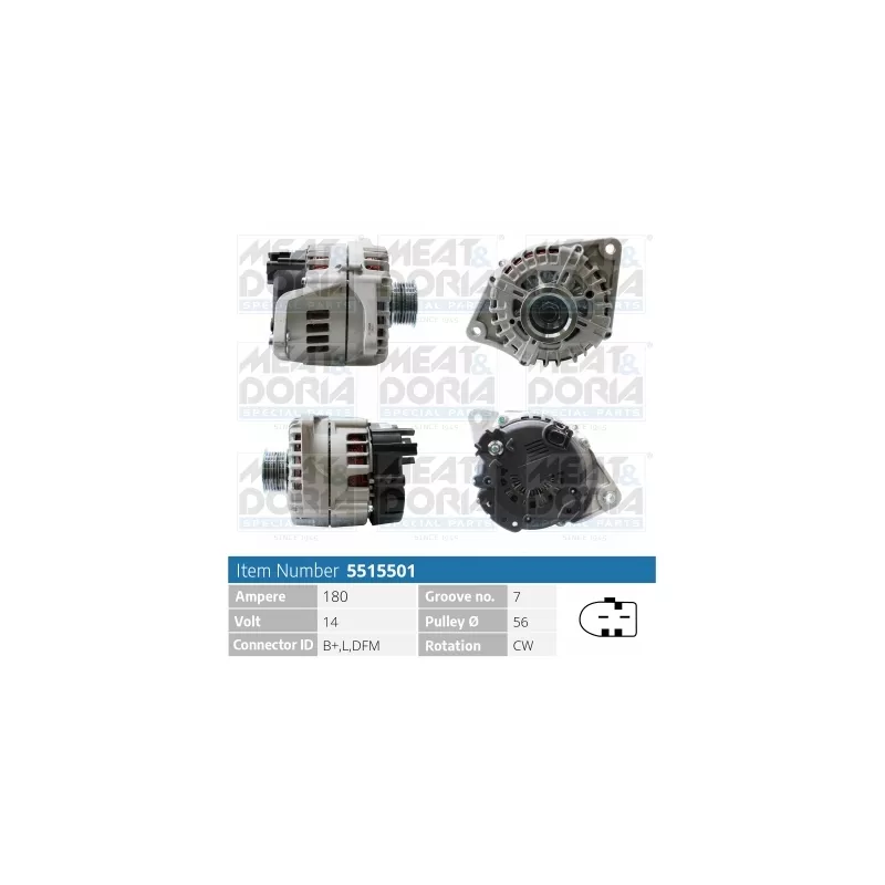 Alternateur MEAT & DORIA 5515501