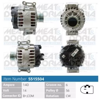 Alternateur MEAT & DORIA 5515504