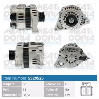 Alternateur MEAT & DORIA 5520525