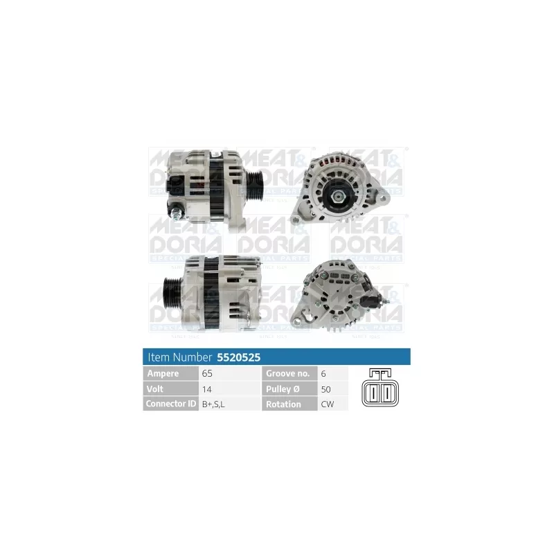 Alternateur MEAT & DORIA 5520525