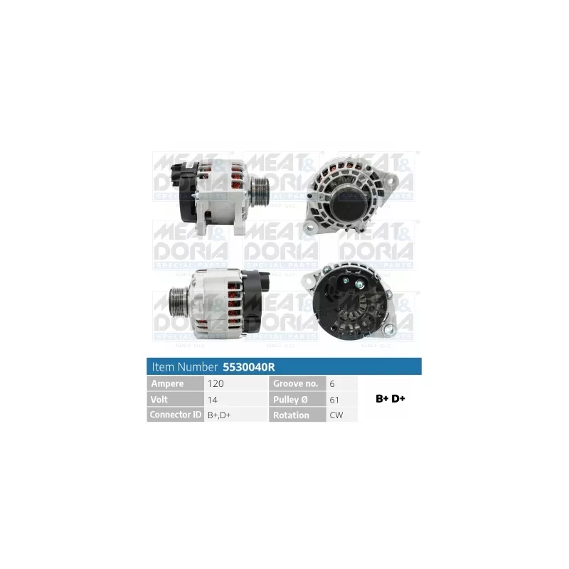Alternateur MEAT & DORIA 5530040R