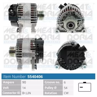 Alternateur MEAT & DORIA 5540406