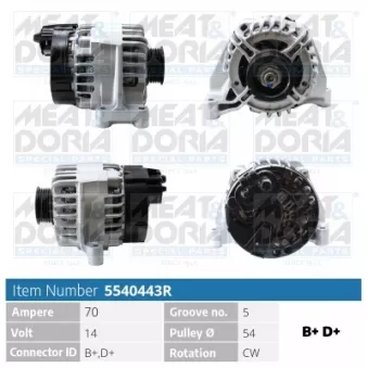 Alternateur MEAT & DORIA 5540443R
