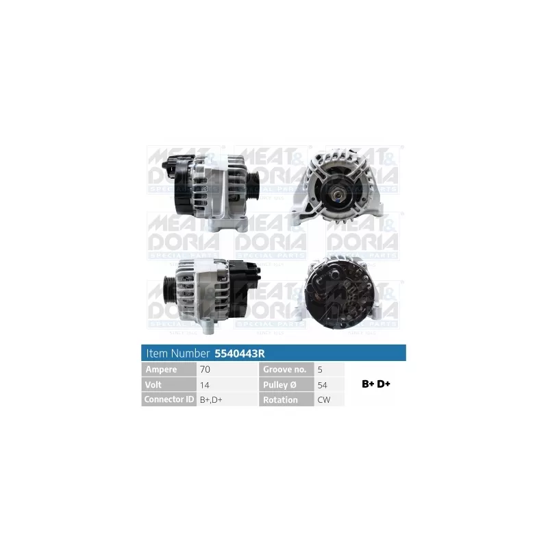 Alternateur MEAT & DORIA 5540443R
