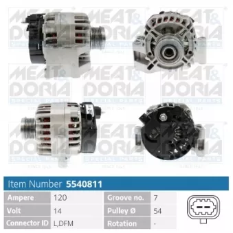 Alternateur MEAT & DORIA 5540811