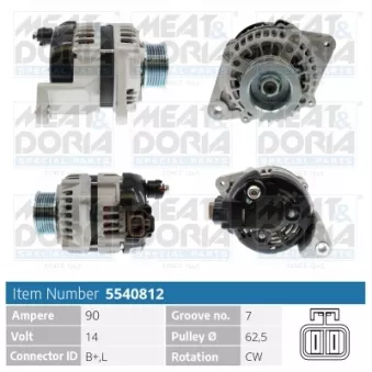 Alternateur MEAT & DORIA 5540812