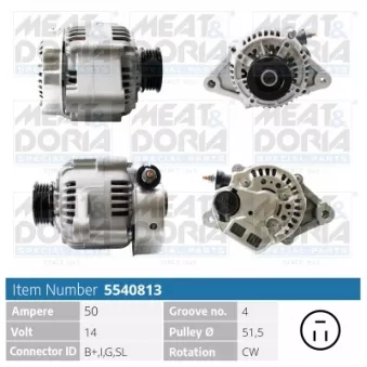 Alternateur MEAT & DORIA 5540813