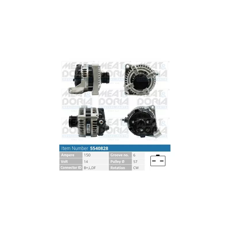 Alternateur MEAT & DORIA 5540828