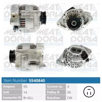 Alternateur MEAT & DORIA 5540840