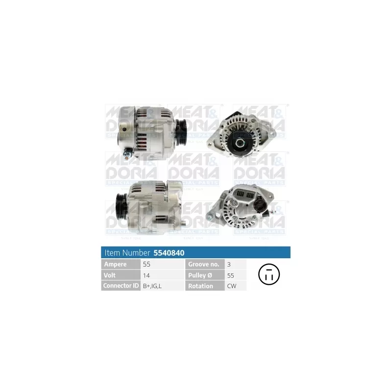 Alternateur MEAT & DORIA 5540840