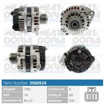 Alternateur MEAT & DORIA 5560524