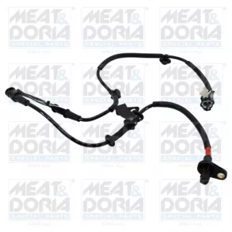 Capteur, vitesse de roue arrière gauche MEAT & DORIA 901109
