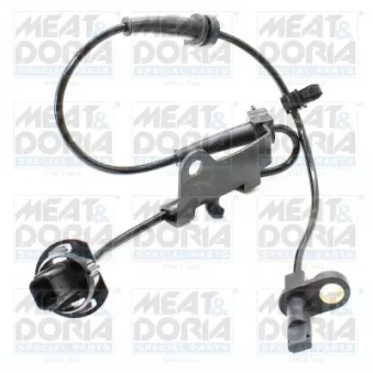 Capteur, vitesse de roue avant gauche MEAT & DORIA 901287