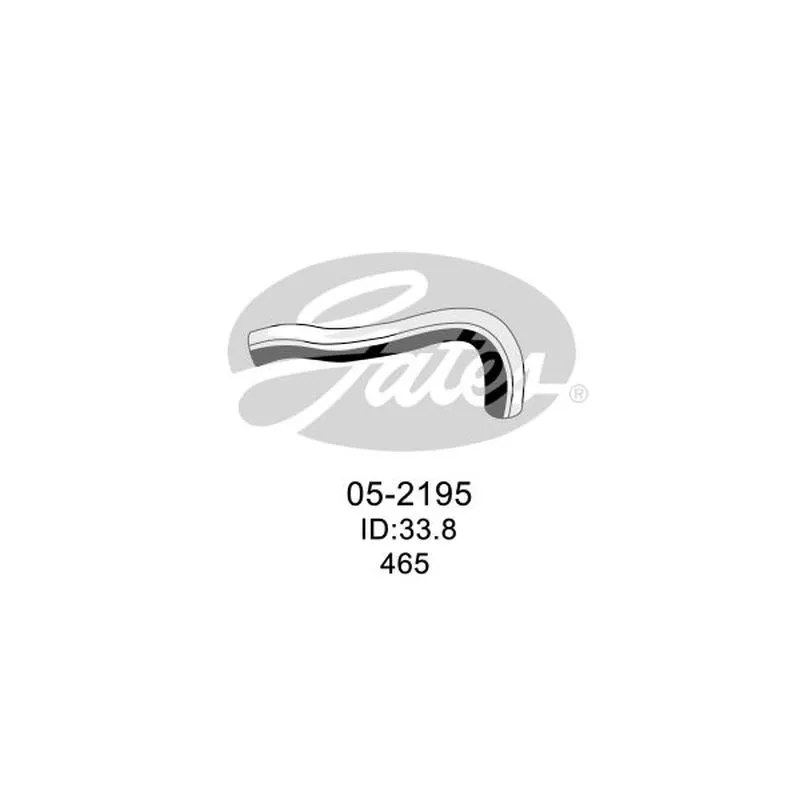 Durite de radiateur GATES 05-2195