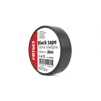Ruban noir 18mm x 20m (1 pièce) AMIO