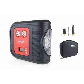 Compresseur d'air de voiture avec manomètre numérique et lumière LED 12V Acomp-10 AMIO 02380