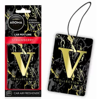 Désodorisant pour voiture AROMA CEL. V-COLLECTION Fraise AMIO A83554