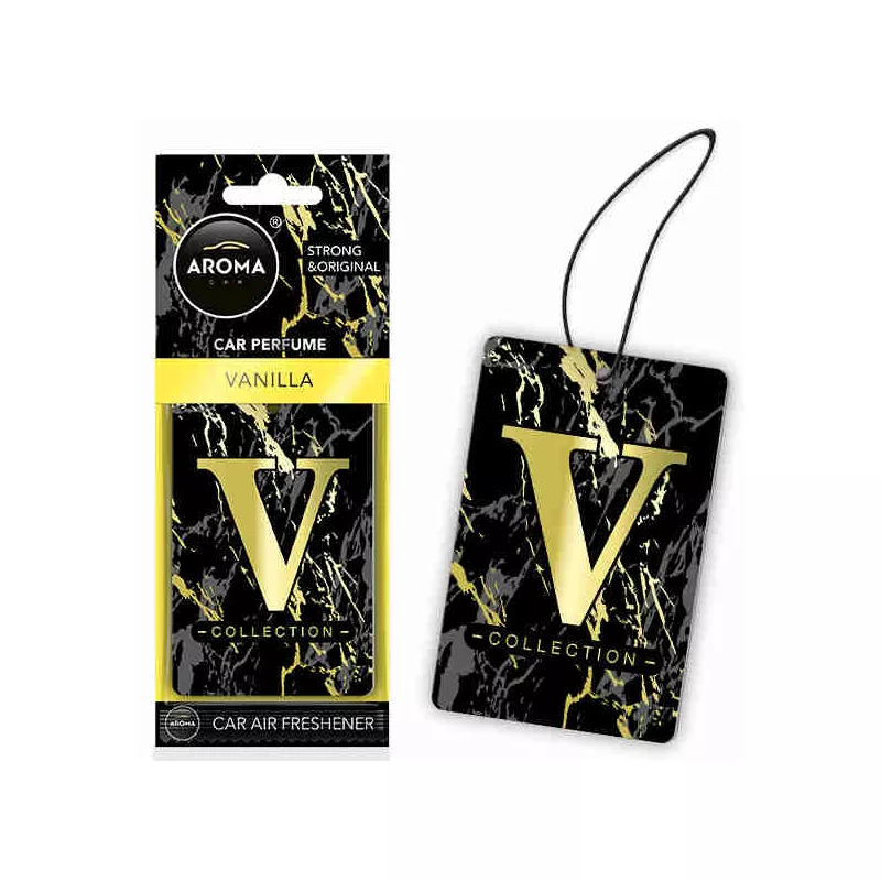 Désodorisant pour voiture AROMA CEL. V-COLLECTION Vanille AMIO A83555