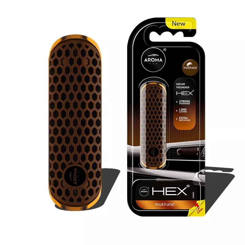 Désodorisant pour voiture AROMA FANCY SHAPES POLYMER HEX Mukhalat AMIO A83578