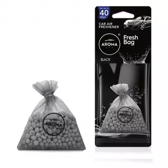 Désodorisant pour voiture AROMA FRESH BAG Noir - NOUVEAU - céramique AMIO A10076