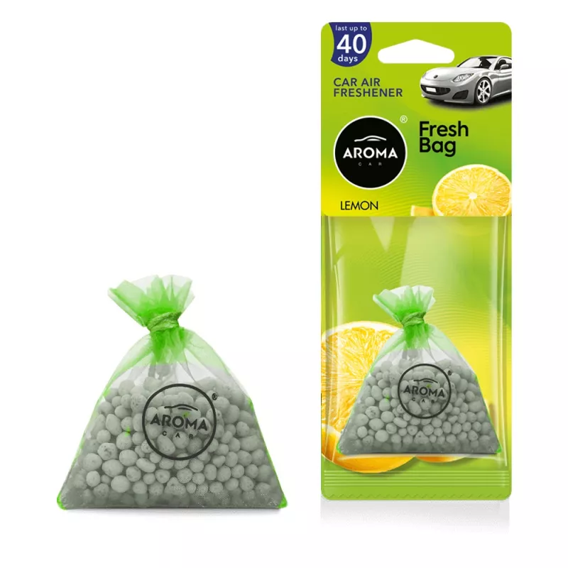 Désodorisant pour voiture AROMA FRESH BAG Citron - NOUVEAU - céramique AMIO A10297