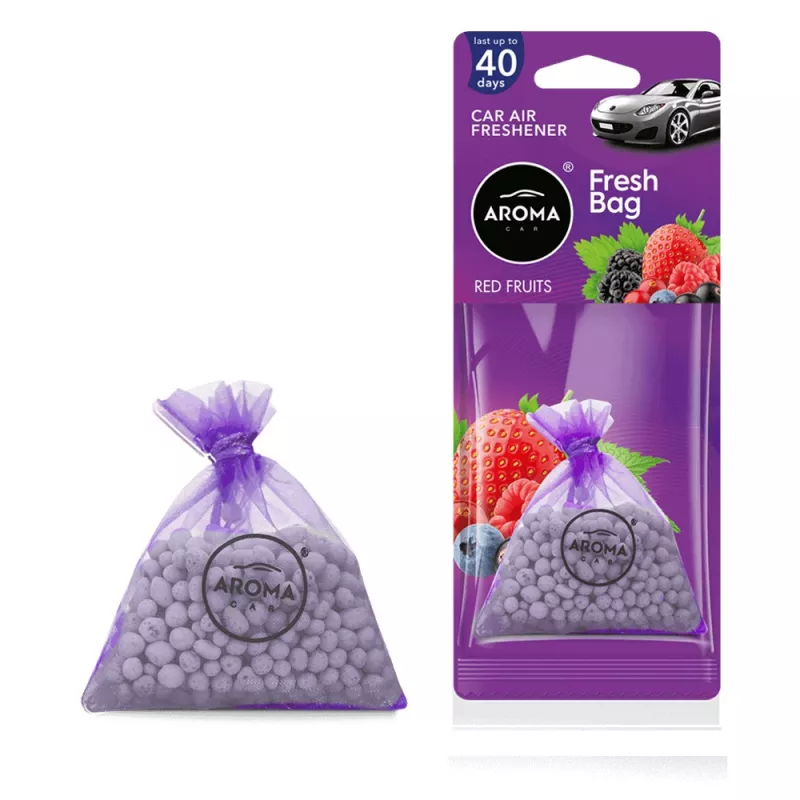 Désodorisant pour voiture AROMA FRESH BAG Fruits rouges - NOUVEAU - céramique AMIO A10298