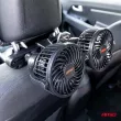 Ventilateur de voiture pour appuie-tête 2x4" 12V AMIO 03008 - Visuel 1