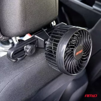 Ventilateur de voiture pour appuie-tête 4,5" 12V AMIO 03007