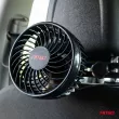 Ventilateur de voiture pour appuie-tête 4,5" 12V AMIO 03007 - Visuel 2