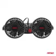 Ventilateur de voiture pour appuie-tête avec chargeur USB 2x4" 12V AMIO 03009 - Visuel 3