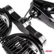 Ventilateur de voiture avec clip 2x4" 12V AMIO 03012 - Visuel 2