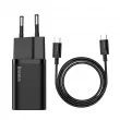 Chargeur USB-C Baseus Mini Power Delivery 25W avec câble USB-C 100 cm AMIO BAS20602 - Visuel 1