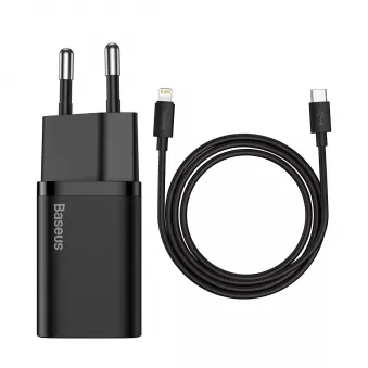 Chargeur USB-C Baseus Super Si Quick Charger 1C 20W avec câble Lightning 100 cm AMIO BAS23005