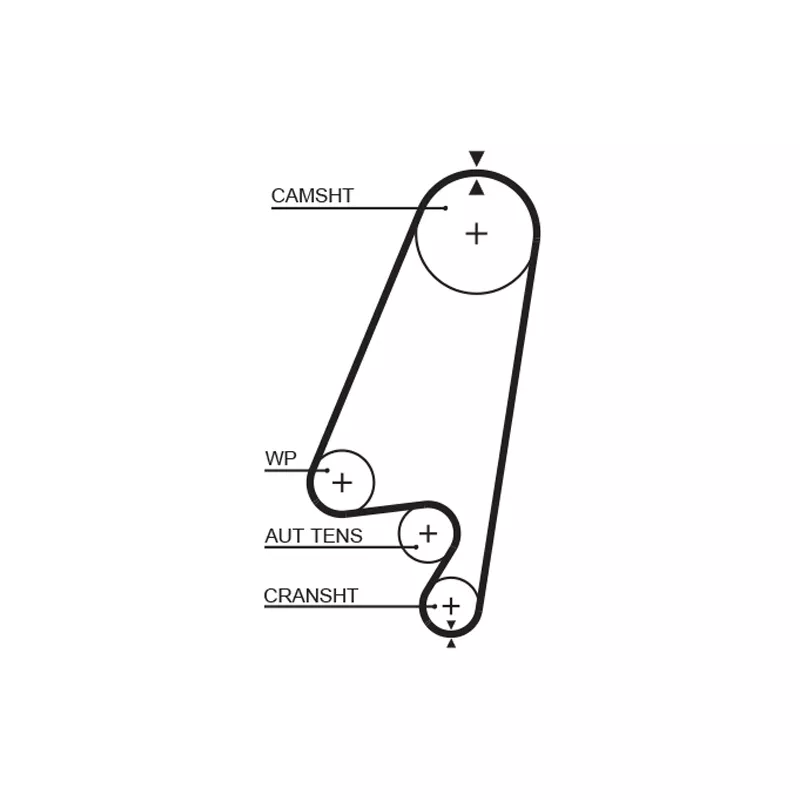 Courroie de distribution GATES 1367RM