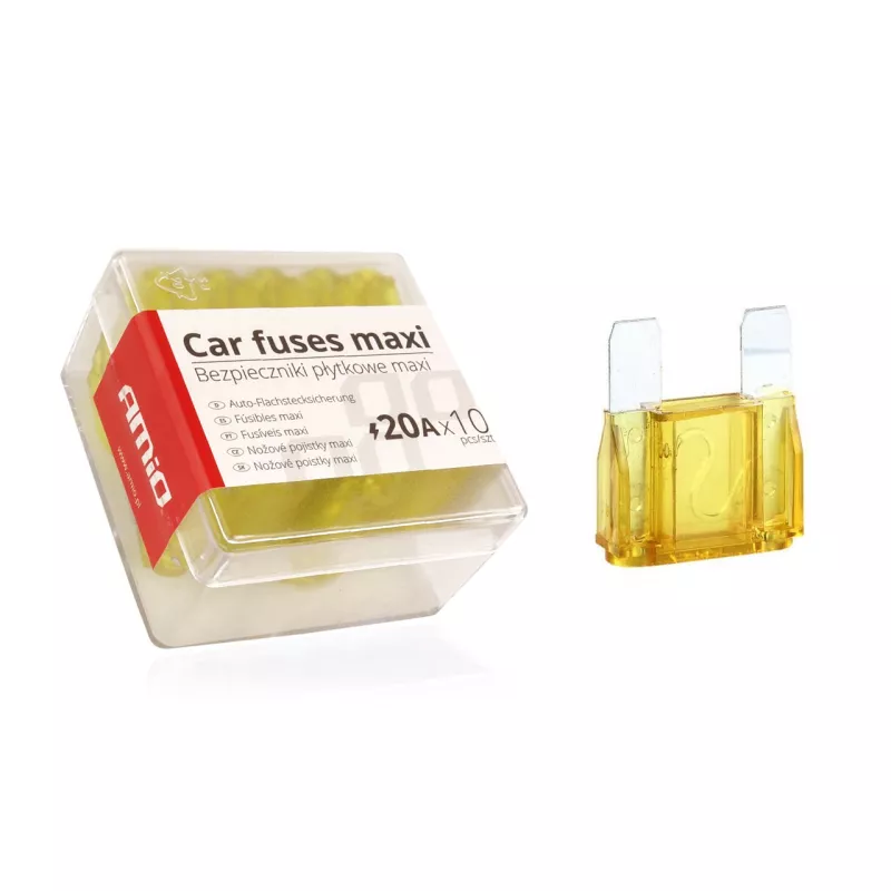 Boîte à fusibles MAXI 10pcs 20A AMIO 02324