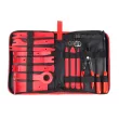 Clip Radio Kit d'outils de retrait de rembourrage 19 pièces avec sac AMIO 02419 - Visuel 1