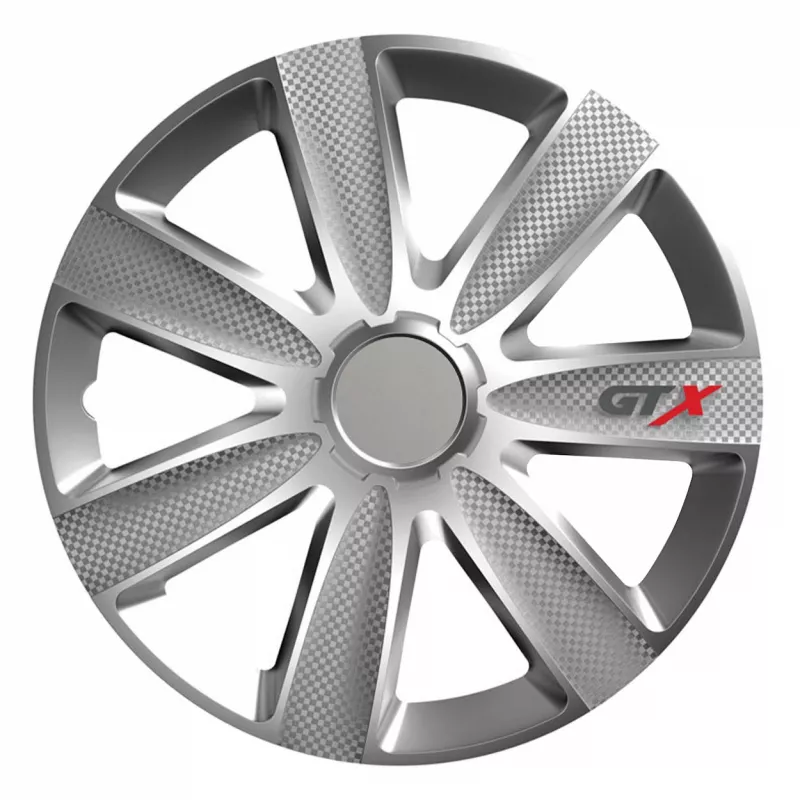 Enjoliveur GTX carbone "argent" 17" AMIO 11239