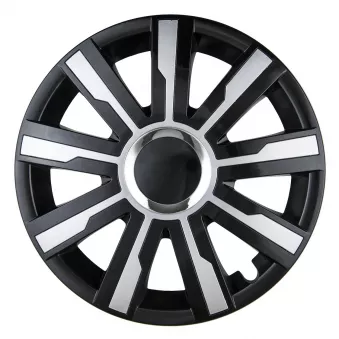 Enjoliveur MIRAGE 14" noir&argent AMIO L58200