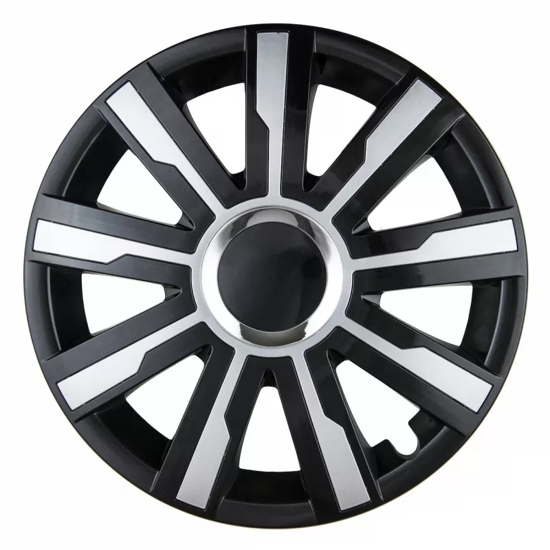 Enjoliveur MIRAGE 14" noir&argent AMIO L58200