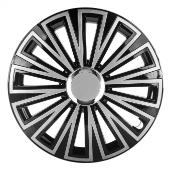 Enjoliveur SUNSET 14" noir&argent AMIO L58203