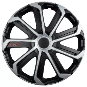 Enjoliveur EVO noir&argent 15" AMIO 11049