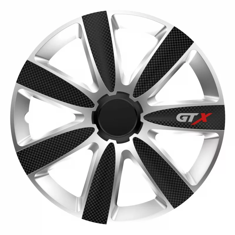 Enjoliveur GTX Carbon noir&argent 15" AMIO 10417