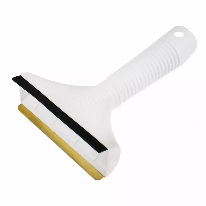 Grattoir à glace en laiton avec caoutchouc AMIO 02794