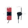 Système d'aide au stationnement Buzzer 4 capteurs noir montage intérieur 16,5 mm AMIO 02253 - Visuel 3